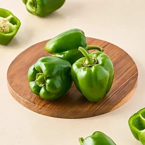 fresho! Capsicum - Green (Loose), 1 kg